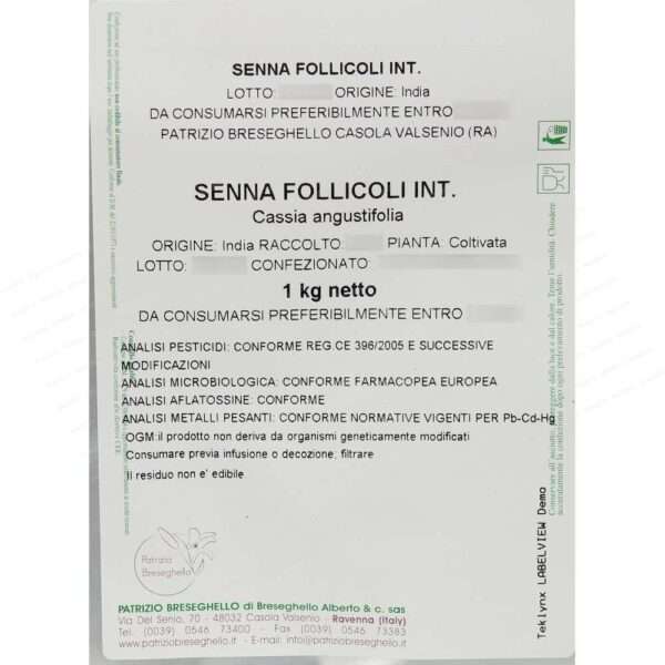 Senna follicoli interi 1kg